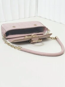 Armpit Bag For Women, High-End Simple And Elegant Square Bag, Versatile Shoulder/ Crossbody Bag, New In 2024 - Pink - View 6