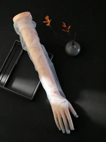 Bridal Accessory: 1 Pair Of Long Elbow Length Gloves For Women's Wedding, Prom Autumn Accessories