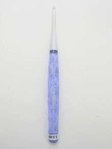 Juego de 8 ganchos de ganchillo de colores transparentes con apariencia de caramelos