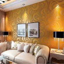 1 Rollo de Papel Tapiz Autoadhesivo de Tela No Tejida, Decoración Minimalista Moderna para Sala de Estar, Dormitorio, Estudio, Impermeable, para Decoración de Sala de Estar, Decoración de Dormitorio, Útiles Escolares, Decoración de Halloween, Pegatinas de Renovación, Paneles de Pared, Papel Tapiz, Artículos de Decoración Primaveral para Refrescar su Hogar, Pegatinas de Decoración Rama - Multicolor - Ver 4