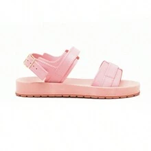 Women Flat Sandals - Màu Hồng baby - Xem 3
