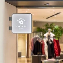 LED Lightbox Double-Sided Light Box 50cm Square Illuminated Sign Light Advertising Illuminated Sign Multifunctional Advertising Sign Billboard For Restaurants, Shops, Business Office Store - 白色 - 查看 2