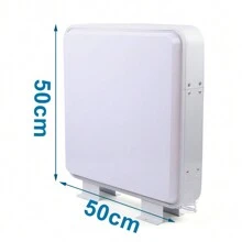 LED Lightbox Double-Sided Light Box 50cm Square Illuminated Sign Light Advertising Illuminated Sign Multifunctional Advertising Sign Billboard For Restaurants, Shops, Business Office Store - 白色 - 查看 3