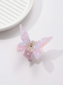 1pc Pack Acetate Fiber 6cm Butterfly Hair Claw Clip Ombre Decorative Sweet Ponytail Clip, Suitable For Women & Girls Daily Wear Hair Clips Hair Jaw Clip Hair Clamps Hair Clutch Hair Catcher Clip