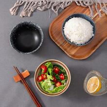 Japanese Rice Bowls Set Of 2, Cereal Bowl In Vintage Design - Stackable Ceramic Dinner Set For Rice, Salad & Soup - Microwaveable & Oven Safe School Supplies,Back To School - 2pcs - View 8