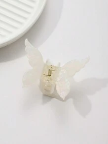 1pc Pack Acetate Fiber 6cm Butterfly Hair Claw Clip Ombre Decorative Sweet Ponytail Clip, Suitable For Women & Girls Daily Wear Hair Clips Hair Jaw Clip Hair Clamps Hair Clutch Hair Catcher Clip