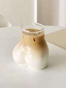 1pc 450ml/15oz Clear Glass Cup,Coffee Mug,Sexy Butt Water Cup,Transparent Iced Tea Cup,Large Capacity Glass,Very Suitable For Tea,Cereal,Coffee, Water,Smoothie,Beverages,Milk,Suitable For Bars, Clubs,Party,Restaurants,Home Kitchen, Breweries, Cafes Use,Perfect For Birthdays, House Warming Gifts, Tea Sets, Home Bar Accessories, Graduation, Weddings, Bachelorette Parties And Christmas Gifts - Clear - View 4