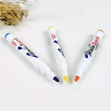 12 支装细头干擦马克笔，低气味，中号笔头，多种颜色，适用于白板和日历规划 - 永久性马克笔套装 - 彩色 - 查看 9