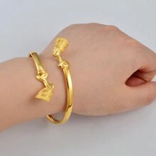 1pc Ancient Egyptian Symbol Ankh Egyptian Pharaoh Tutankhamun Bracelets Amulet Africa Jewelry Banglets For Women Girl