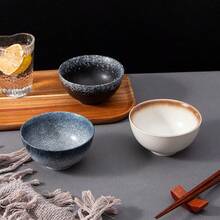 Japanese Rice Bowls Set Of 2, Cereal Bowl In Vintage Design - Stackable Ceramic Dinner Set For Rice, Salad & Soup - Microwaveable & Oven Safe School Supplies,Back To School - 2pcs - View 11