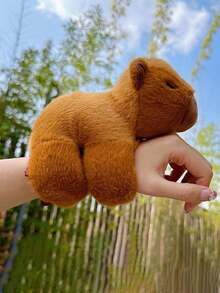 marioneta de peluche Capibara - Marrón - Ver 7