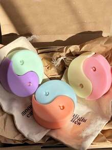 1 pieza Molde de silicona con diseño de Yin Yang de Tai Chi para velas, manualidades de resina epoxi DIY, elaboración de velas, regalos, suministros para fiestas, decoración del hogar