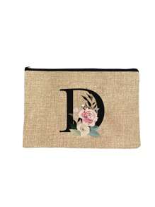 1pc Túi đựng mỹ phẩm có dây kéo in chữ bằng sợi polyester, Túi lưu trữ, Món quà tuyệt vời cho người yêu và gia đình, Kho đựng mỹ phẩm ký túc xá đại học, Du lịch nam, Túi trang trí sự kiện thể thao, Túi quà tặng, Túi đựng mỹ phẩm ngộ nghĩnh in chữ đầy màu sắc, Quà tặng tựu trường cho giáo viên, Quà tặng chị em, món quà tốt nhất cho mẹ, quà sinh nhật, quà kỷ niệm quà tốt nghiệp, túi xách thời trang, đáp ứng nhu cầu đi lại hàng ngày - Màu Khaki - Xem 17