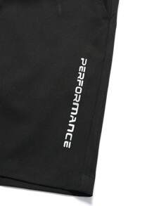 2 piezas Pantalones cortos deportivos transpirables con cordón para hombre, con bolsillos impresos, adecuados para uso casual