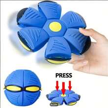 Shuttle Bouncing Ball For Pets, Durable Fly Shuttle Dog Toy, Perfect Gift For Dogs To Enjoy Family Outdoor Activities And Exercise Fun - Multicolor - View 3