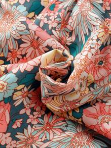 Young Girl Princess Dress With Ruffles - Perfect For Fall Parties And Special Occasions - Multicolor - View 8