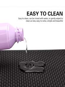 Barbertop Mini Silicone Mềm Cắt Tóc Trạm Cho Dụng Cụ Tạo Kiểu Tóc Cao Su Linh Hoạt Bảo Quản Đệm Cắt Salon Cung Cấp - màu đen - Xem 7