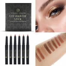 18-Piece Makeup Set 6 Matte Mist Lipstick Gift Set &6 Lip Oil Set &6 Pearl Rotating Waterproof Brightening Eyeshadow Pen Set - 彩色 - 查看 5