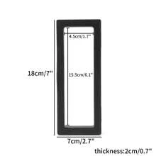 PE薄膜黑色珠寶收納盒3D包裝盒,寶石自由站立懸浮框膜戒指耳環項鍊展示 - Display Stand - 查看 7