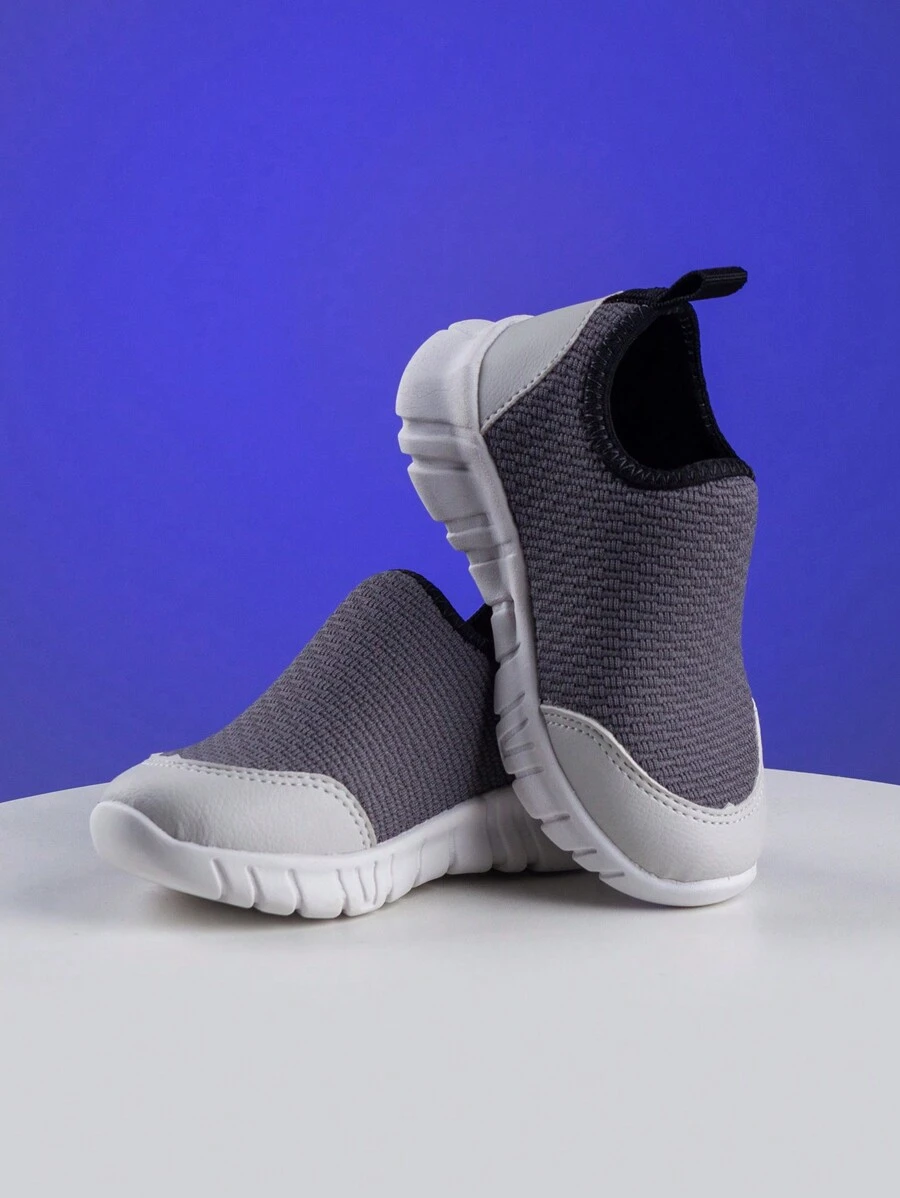 Children's And Baby Shoes Sneakers Boy And Girl Unisex Light And Comfortable School Trip Kids - 灰色 - 查看 1