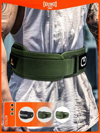 GOUNOD 1 pieza Cinturón de levantamiento de pesas ajustable de EVA - Excelente para sentadillas, zancadas, peso muerto, empujes - Cinturón de levantamiento de pesas para hombres y mujeres