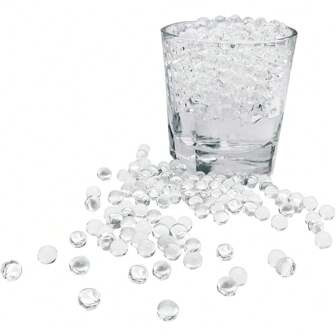12000 件透明水凝胶果冻珠，水球果冻水晶珠凝胶球吸水珠适用于花瓶，7-8 毫米花瓶填充物适用于家居装饰最佳礼物