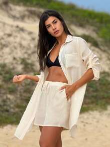 Women Cover Ups - Beis - Ver 1
