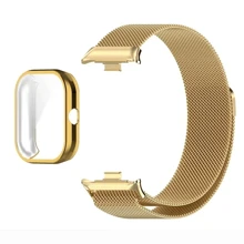 Milanese Loop Compatible With Xiaomi Redmi Watch 4/5/8Pro/9Pro Metal Strap With TPU Case Screen Protector Soft Film Replacement Magnetic Loop Watchband - For Redmi Watch 4 - View 16