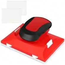 Paint Edge Trimmer With 2 Replacement Pads Wall Trim Paint Edger Washable Wall Corner And Edge Trimmer With Rotatable Handle Paint Edger Hand Tool For Wall Painting - Red - View 8