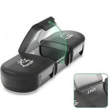 7-Day Pill Organizer Box, Weekly Tablet Holder Storage Container, Pill Dispenser Organizer - Multicolor - View 5