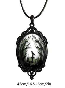 Kalung Liontin - Hitam - View 3