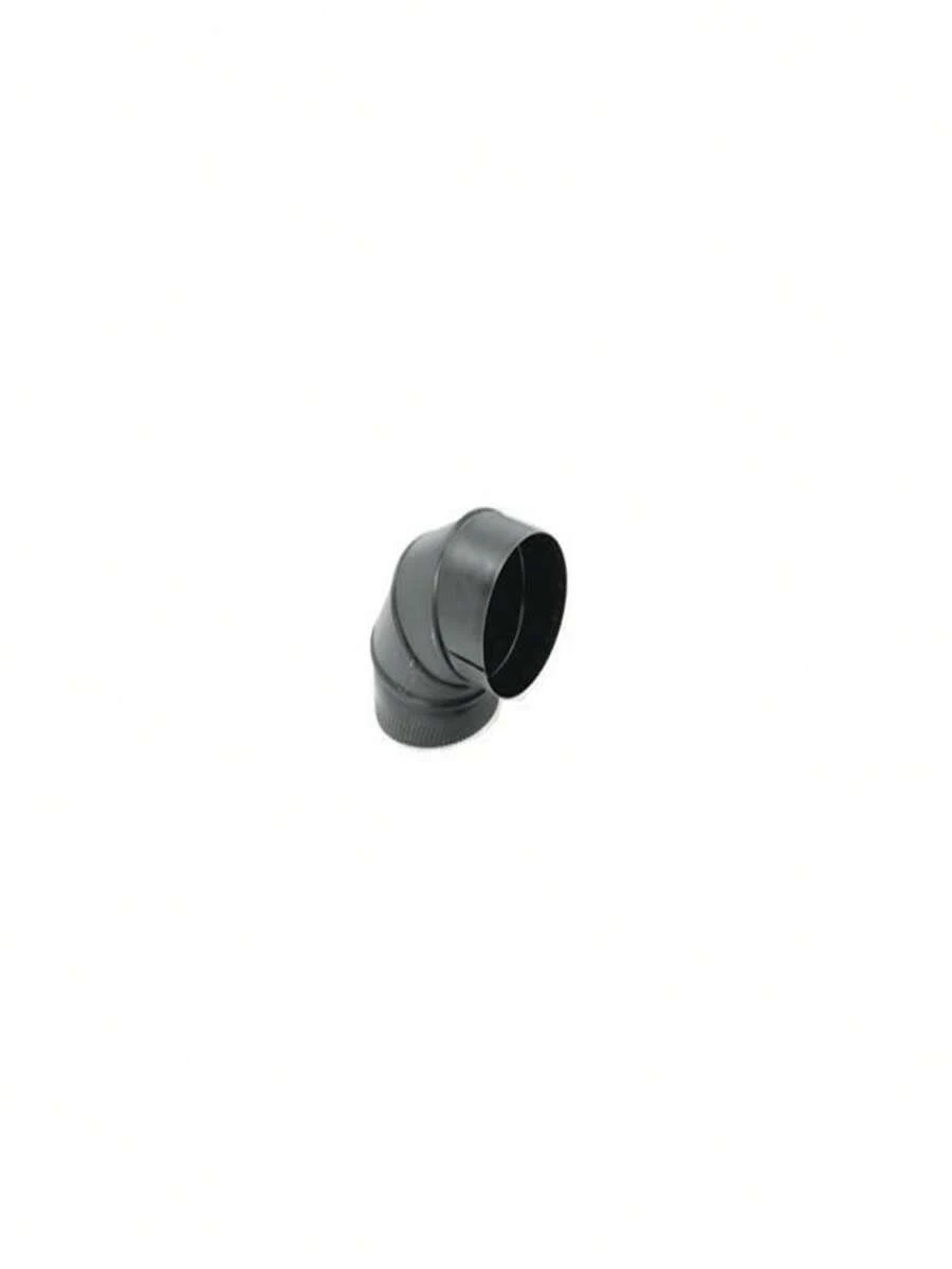 Gray Metal Products Inc. 5-24-602-R 5 Inch 24-Ga Snap-Lock Black Stovepipe 90 Deg Sectioned Adjustable Elbow - 彩色 - 查看 1