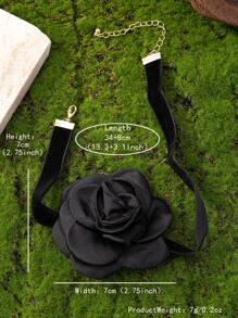 1 Máy Tính Handmade Màu Phổ Biến Bị Cháy Viền Vải Hoa Trang Trí Thời Trang Vòng Cổ Đa Năng Thích Hợp Cho Tiệc Lễ Hội Tiệc - Nhiều màu - Xem 6