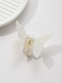 1pc Pack Acetate Fiber 6cm Butterfly Hair Claw Clip Ombre Decorative Sweet Ponytail Clip, Suitable For Women & Girls Daily Wear Hair Clips Hair Jaw Clip Hair Clamps Hair Clutch Hair Catcher Clip