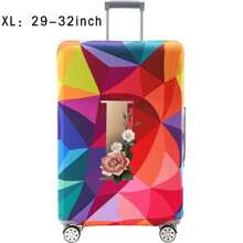 18-32Inch Luggage Cover Elastic Suitcase Cover For 18 To 32 Inch Travel Case Cover Luggage Dazzling Geometry Pattern Name Initials Letter Pattern Pattern Anti-Scratch Protector Case Protector Cover Travel Suitcase Cover Protective Cover Dustproof Cover Trolley Case Luggage Dust Cover Travel Accessories ﻿ ﻿ Bag For School School Accessories School Stuff