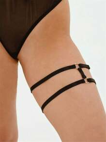 1 件装性感女士大腿束带磨碎带腿部配饰松紧带内衣吊带，学校