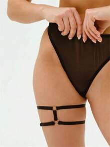 1 件装性感女士大腿束带磨碎带腿部配饰松紧带内衣吊带，学校