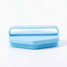 1pc Silicone Bath Brush, Shower Scrubber, Body Scrubbing Brush, Rubbing Tool, Bathing Brush