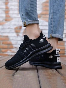 Durable Men's Industrial & Construction Boots With Anti-Smash And Anti-Stabbing - Black - View 4