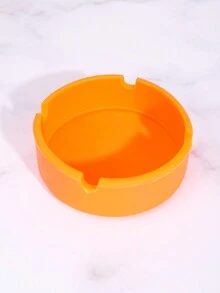 1pc Multicolor Heat Resistant, Shockproof, Easy To Clean, Thickened & Heightened Silicone Ashtray For Home, Hotel, Outdoor Use, Portable - Multicolor - View 11