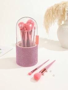 Bộ cọ trang điểm hoàn chỉnh kèm hộp đựng đính đá, Bộ cọ trang điểm mềm 13 món kèm cọ phấn, cọ má hồng, cọ phấn mắt, Bộ cọ trang điểm chuyên nghiệp, Bộ cọ và dụng cụ làm đẹp đầy đủ, Bộ đựng cọ trang điểm đính đá cao cấp chống bụi để bàn, Bộ cọ, Bộ cọ trang điểm, Bộ cọ trang điểm, Bộ trang điểm hoàn chỉnh, Bộ cọ trang điểm, Bộ cọ trang điểm, Bộ quà tặng trang điểm, Bộ - Nhiều màu - Xem 3