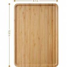 Portable And Stable Couch Arm Table/Tray,For Small Spaces, Eating Drinking Writing - Wood color - View 7