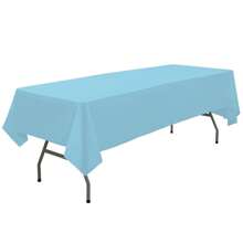 Khăn trải bàn bằng nhựa, 2 chiếc, dùng một lần, kích thước 54" X 108", nhiều màu, dùng cho tiệc sinh nhật, tiệc cưới, đính hôn, tiệc cô dâu, tiệc đứng, vừa vặn với bàn hình chữ nhật dài tới 8ft, tiệc Giáng sinh - nhiều màu - Xem 20