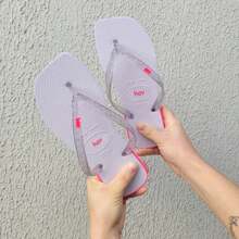 Women Flip-Flops - trắng hồng - Xem 1