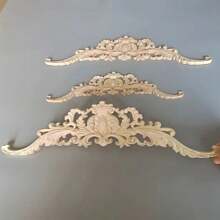 2入組實木雕花裝飾衣櫃