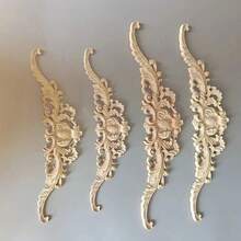 2入組實木雕花裝飾衣櫃