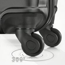Luggage Set 3 Piece Suitcase Sets With Spinner Wheel, ABS Hardside Travel Laggage Travel Suitcase Suitcases Suit Case Durable Travel Luggage,Combination Lock, 360° Smooth-Rolling Wheels, Large Capacity For Travel, Ideal For School/College/Office Use, Suitable For Boys/Girls/Women/Man, Perfect For Trips & Daily Needs - 黑色 - 查看 4