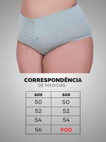 Plus Size Panties - trắng - Xem 3