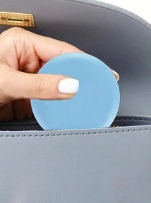 1pc Aligner Case Travel Kit, Retainer Case With Built-In Mirror ,Denture Storage Box With Mirror, Portable Orthodontic Braces Case, Dental Retainer Storage Box,Cute Slim Aligner Case Compatible With Invisalign, Night Mouth Guard Case - Multicolor - View 5