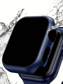 1 Vỏ Bảo Vệ Màn Hình Riêng Tư Tương Thích Với Apple Watch Series 9 8 7 6 5 4 Se - Vỏ Bảo Vệ Bằng PC Cứng Với Kính Cường Lực Tương Thích Với Phụ Kiện Đồng Hồ Apple 45mm/41mm/44mm/40mm - Nhiều màu - Xem 4